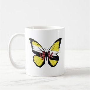 Brunei Butterfly Flagga Kaffemugg