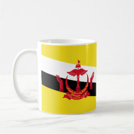 Brunei Darussalam Flagga Ceramic Mugg
