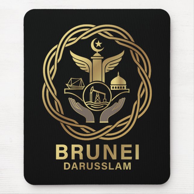 Brunei Darusslam Sydostasien Musmatta (Framsidan)