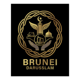 Brunei Darusslam Sydostasien Perfect Poster