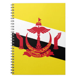 Brunei flagga anteckningsbok