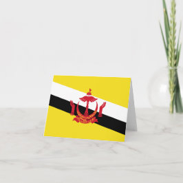 Brunei flagga anteckningskort