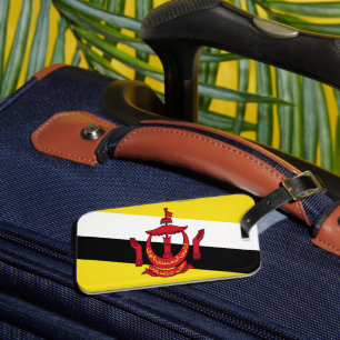 Brunei Flagga Bagagebricka