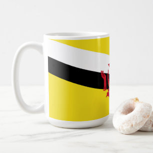 Brunei flagga kaffemugg