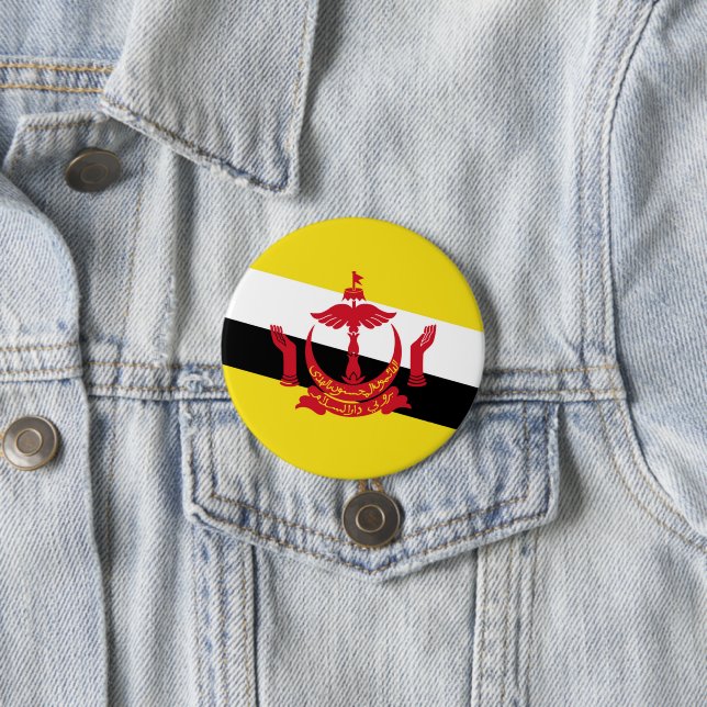 Brunei flagga knapp (In Situ)