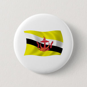Brunei Flagga Knapp
