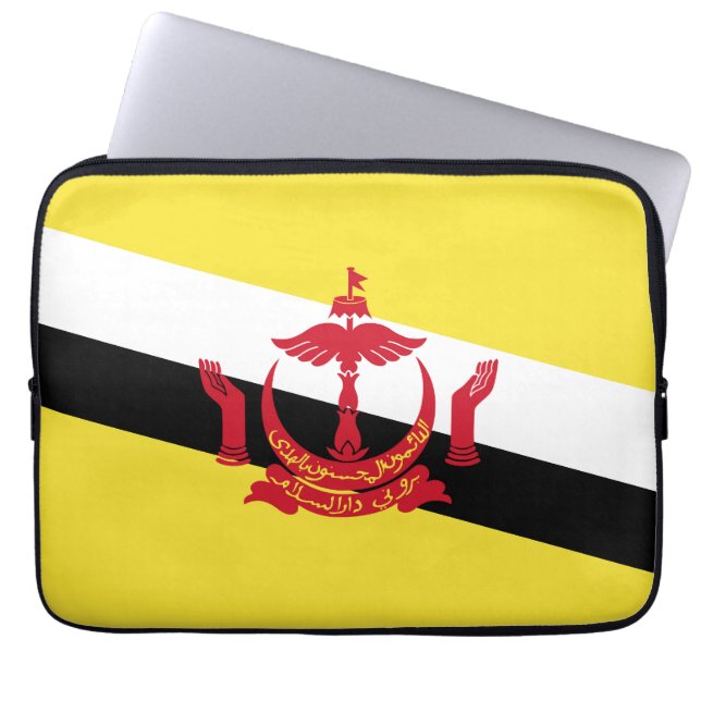 Brunei flagga laptop fodral (Framsidan)