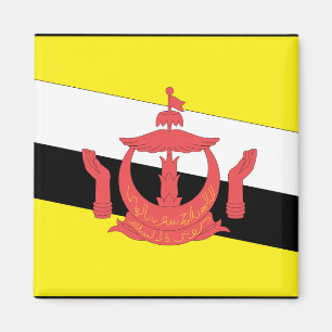 Brunei flagga magnet
