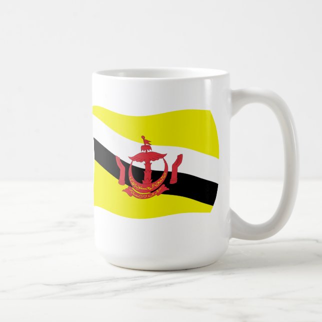 Brunei Flagga Mugg (Höger)