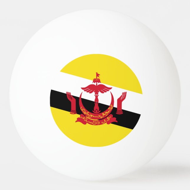 Brunei flagga pingisboll (Framsidan)