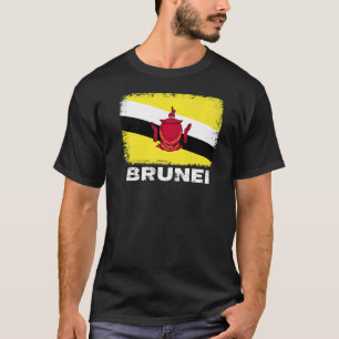 Brunei Flagga Support Bruneian People Women Manar T Shirt