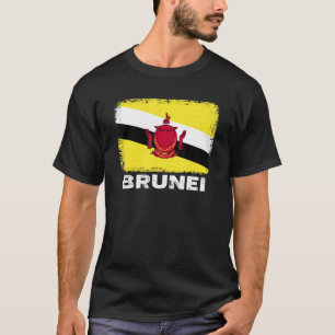 Brunei Flagga Support Bruneian People Women Manar T Shirt