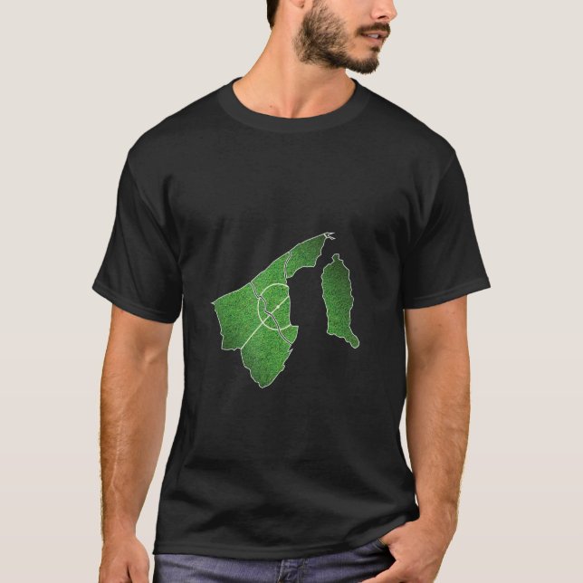 Brunei fotbollsplan t shirt (Framsida)