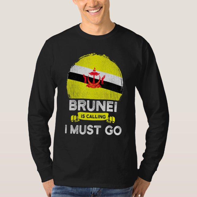 Brunei säger att jag måste åka till Bruneian Herit T Shirt (Framsida)