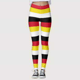 Brunei Vågrät Flagga Färg stripe Leggings