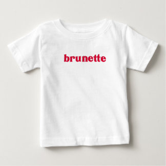 brunetröd t shirt
