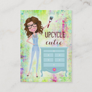 Brunett för 311 Upcycle Cutie Visitkort