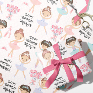 Brunette Ballerina Personlig Presentpapper