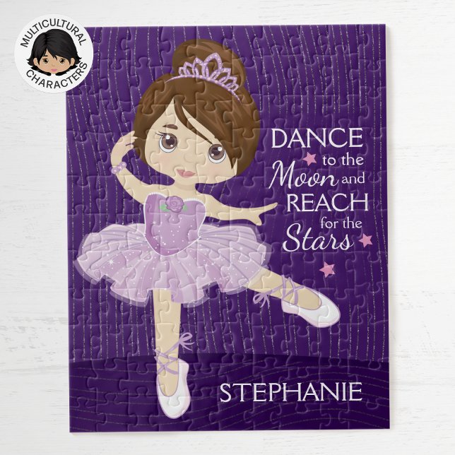 Brunette Ballerina Pussel (Skapare uppladdad)