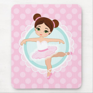 Brunette Ballerina - Rosa Ballet Dancer Girl Musmatta