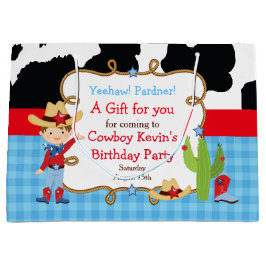 Brunette Boy Cowboy Western Birthday Tack