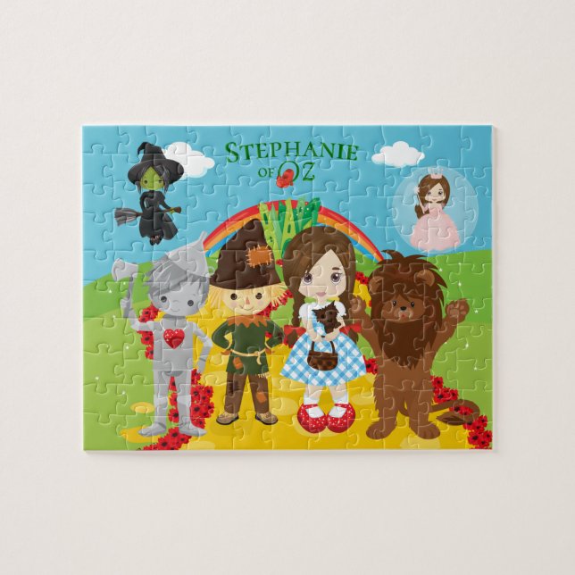 Brunette Dorothy of OZ Jigszle Puzzle Pussel (Horisontell)