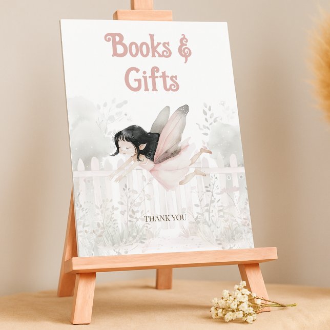 Brunette Fairy Bokar för Baby Bord-tecken Poster (Skapare uppladdad)