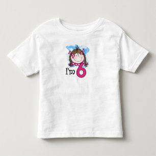 Brunette Girl, jag är sex T Shirt