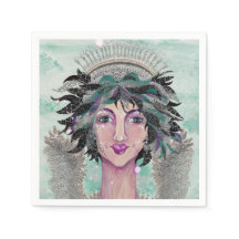 Brunette Guardian Angel Magi Angelica