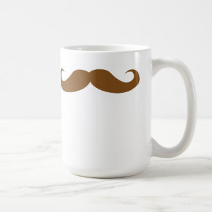 Brunette Mustache Kaffemugg