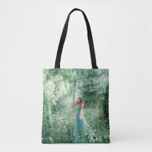 Brunette Princess: Fairy Forest Watercolor Tygkasse