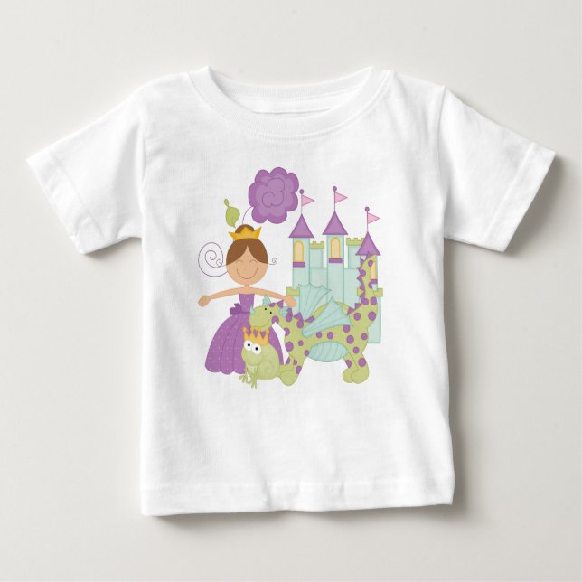 Brunette Princess T-shirt (Framsida)