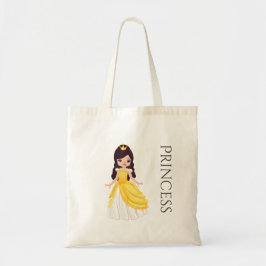 Brunette Princess Treat Bag Tygkasse