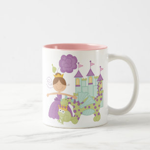 Brunette Princess Två-Tonad Mugg