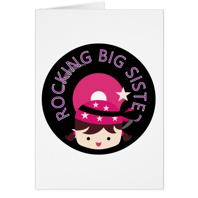 Brunette Rocking Big Sister OBS Kort (Framsidan)