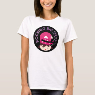 Brunette Rocking Big Sister Tee