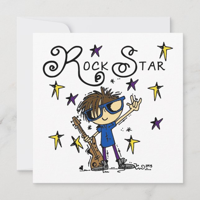Brunette Rockstjärna (Framsida)