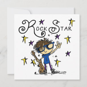 Brunette Rockstjärna
