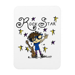Brunette Rockstjärna Magnet