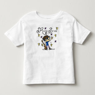Brunette Rockstjärna T Shirt