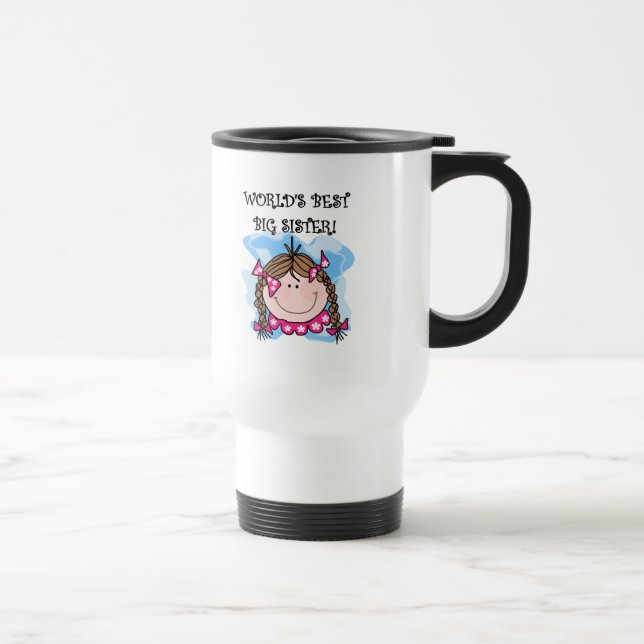 Brunette World's Best Big Sister Tshirts and Gifts Resemugg (Höger)
