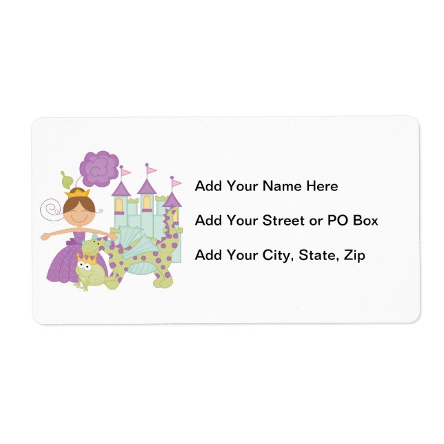 BrunettPrincess Fraktsedel (Framsidan)