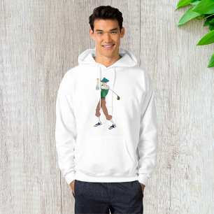 Brunfärgad Golfer Hoodie