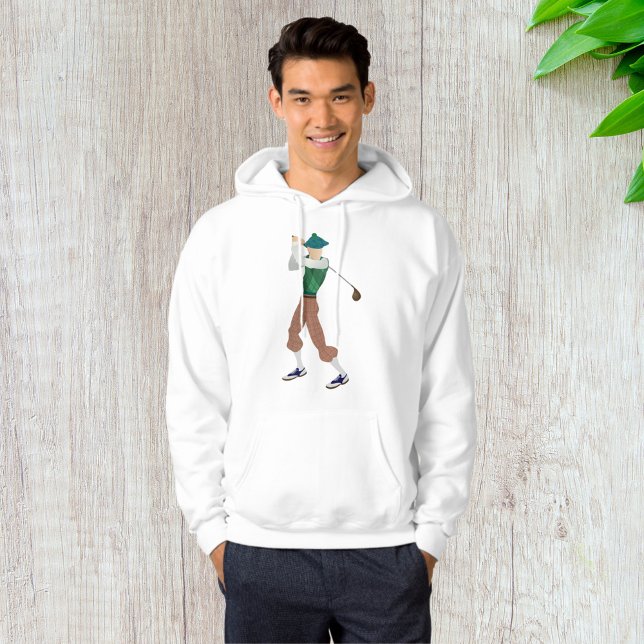 Brunfärgad Golfer Hoodie (Skapare uppladdad)