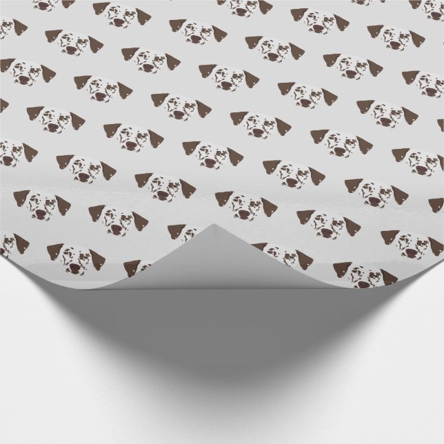 Brunfläckig Dalmatien-Hund Presentpapper (Hörn)