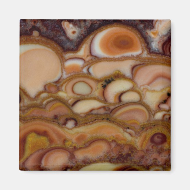 Brunfläckig onyx magnet (Framsidan)