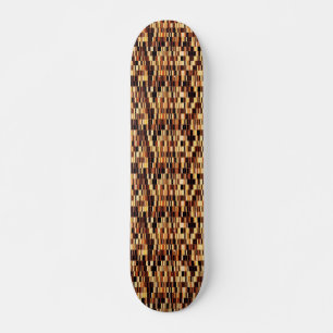 Brunglas, mönster mini skateboard bräda 18,5 cm