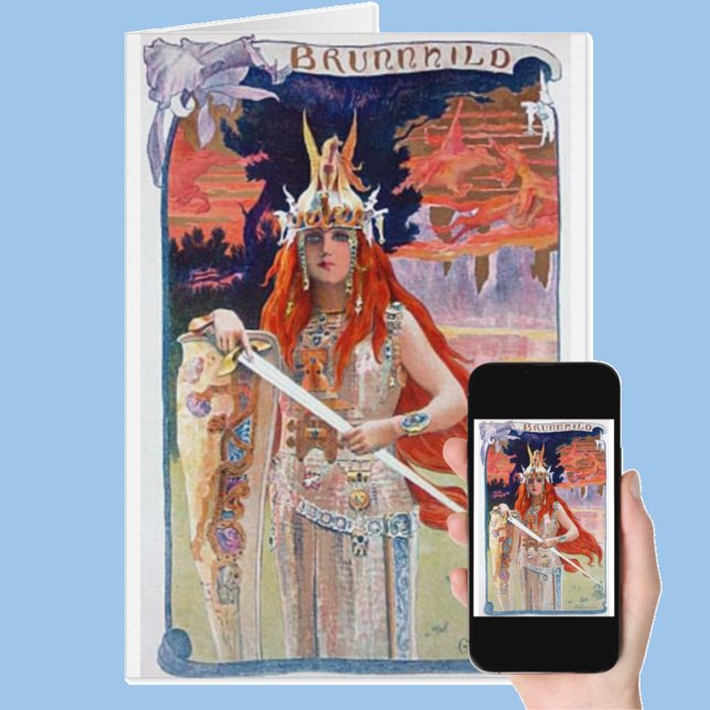 Brunhilde Hälsningskort (Skapare uppladdad)
