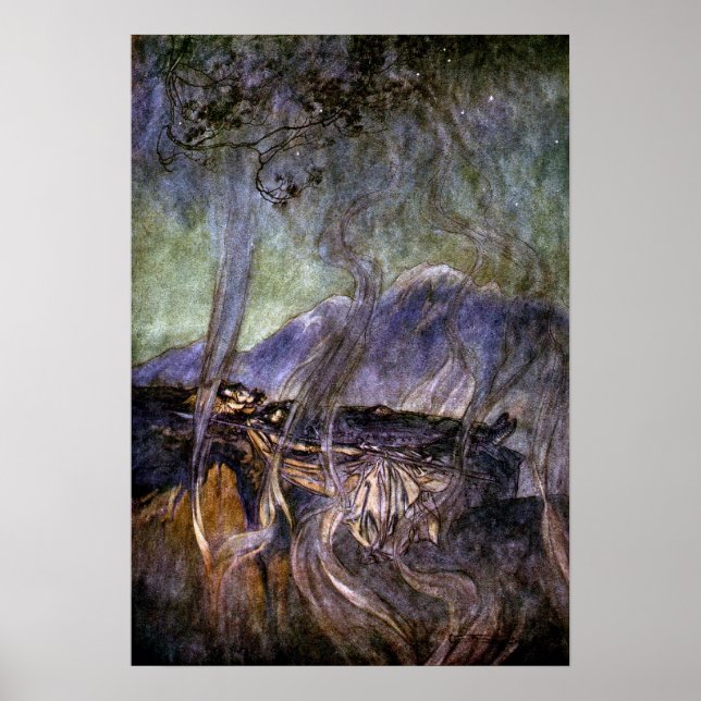 Brunhildes sömn poster (Framsidan)