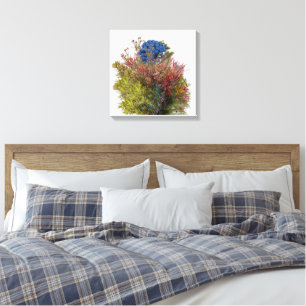 Brunia Protea Conebush Bukett Mix Canvastryck